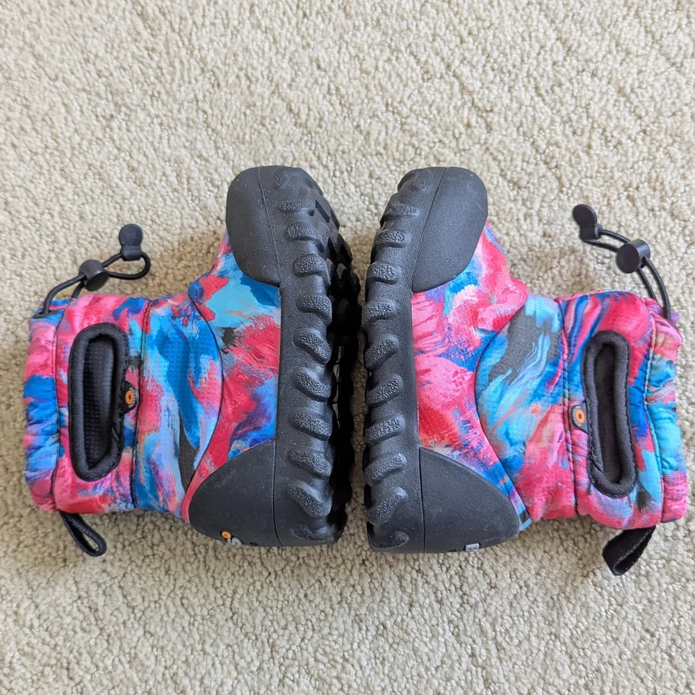 Bogs B-MOC Snow Boots Toddler 7 Wild Brush Waterproof Fleece Outdoor Winter Ski